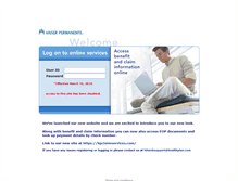 Tablet Screenshot of kphealthservices.com